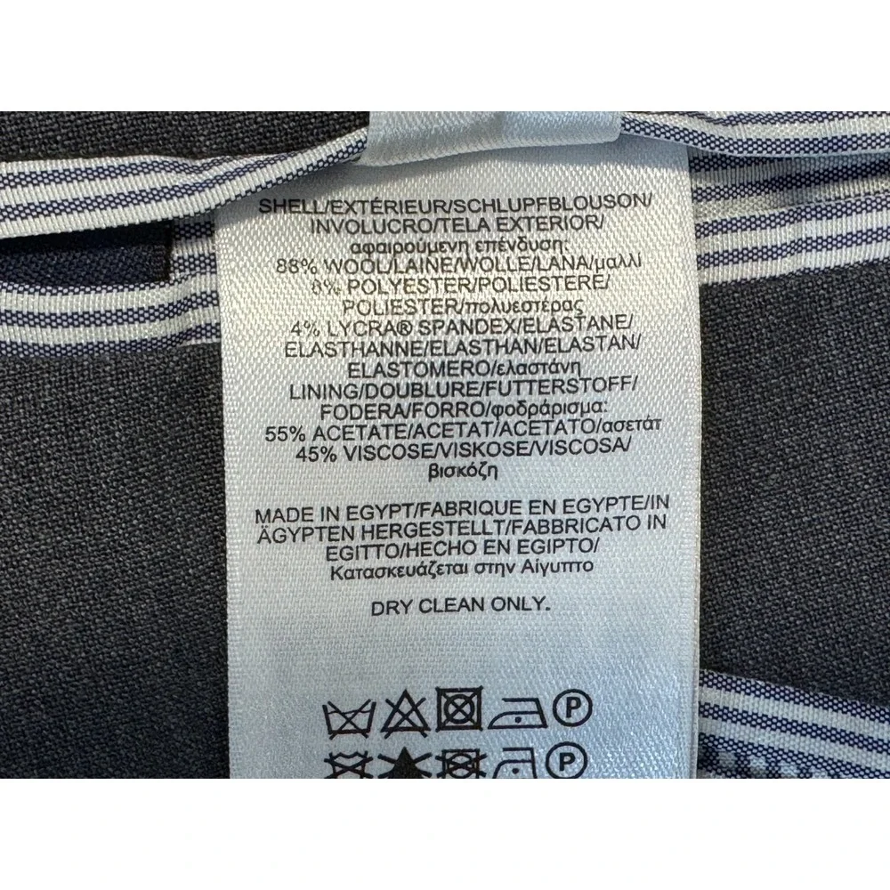 Brooks Brother Explorer Madison Fit Wool Blazer Mens 42R EUC Lined 2-Button Gray